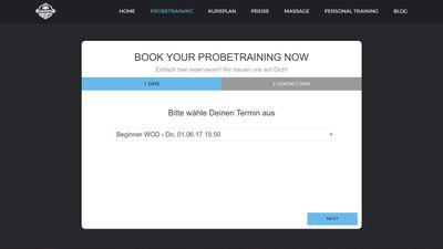 Fully automated booking for trial workouts with lead management and auto follow ups.