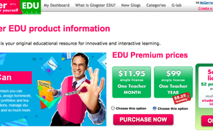 Glogster screenshot 1