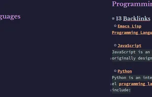Org-roam screenshot 1