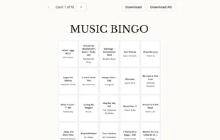Chirp Chirp: Music Bingo screenshot 1