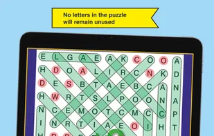 Wordsearch Factory on iPad (portrait mode)