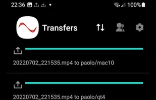 Android: transfers