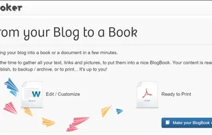 Blogbooker screenshot 1