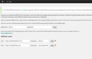 Wp Auto Affiliate Links screenshot 1