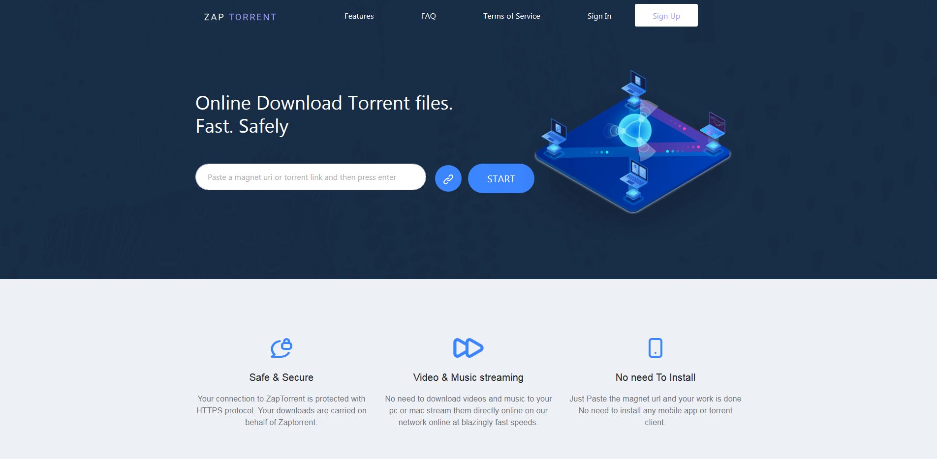 ZapTorrent: Zap Torrent is an torrent downloading service it allows you to  downloads | AlternativeTo