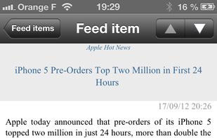 RSS Runner screenshot 2