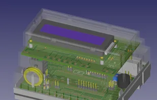 FreeCAD-PCB workbench: Universal programmable controller