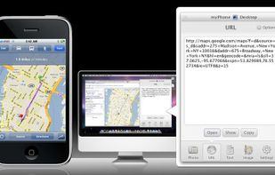 Send complicated url with Map’s location or route to your iPad or iPhone in seconds…