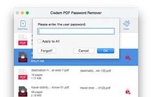 Cisdem PDF Password Remover screenshot 2