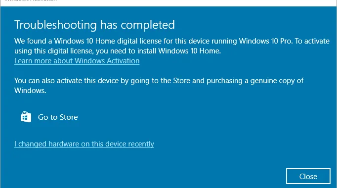A Windows 10 bug is downgrading legitimate Pro installs to Home image