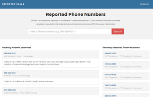 Reported Calls screenshot 1