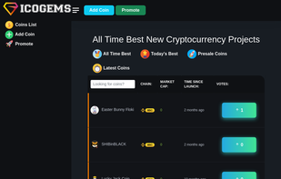 Icogems coin listing website
Coin voting website 