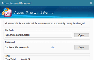iSunshare Access Password Genius screenshot 1