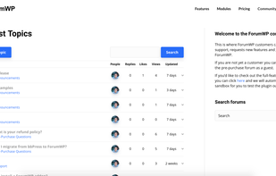 ForumWP screenshot 1