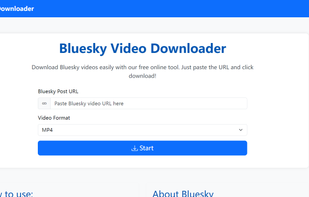 Bluesky Video Downloader screenshot 1