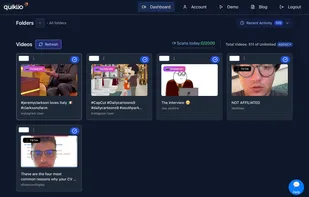 Drill in on detail of any saved video