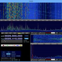 Receiving the whole 10m band with HDSDR and Perseus under Windows8 64bit.