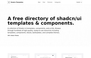 Shadcn Templates screenshot 1