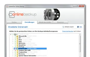 Updatestar Online Backup screenshot 1