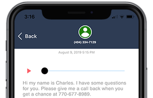 Smart Auto-Reply — if a customer leaves a voicemail or text message that is not one of your programmed FAQ's, our NinjaBot will reply with a general response on your behalf. 