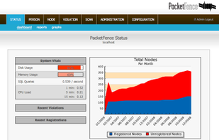 PacketFence screenshot 1