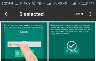 Select Multiple Files to hide