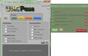 UAC Pass screenshot 1