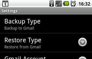 SMS Backup Android screenshot 1