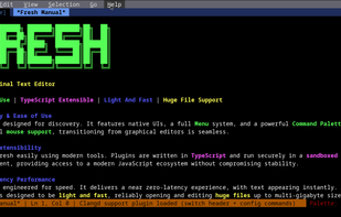 Fresh editor screenshot 1