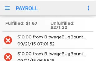 Bitwage screenshot 2
