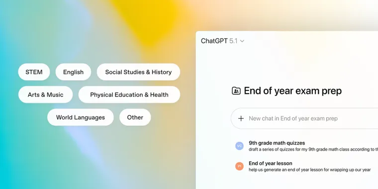 OpenAI launches ChatGPT for Teachers with free access and FERPA compliance image