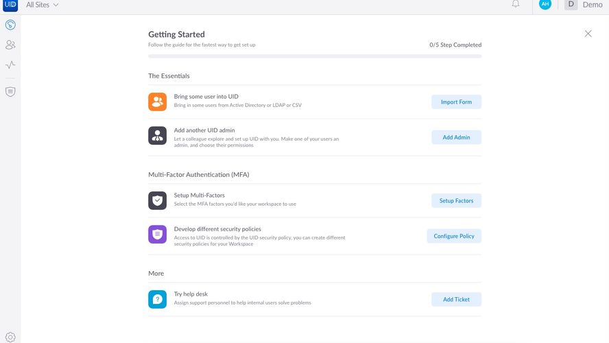 UniFi Identity (UID) UniFi Identity (IDentity) or UID is an IdentityasaService (IDaaS