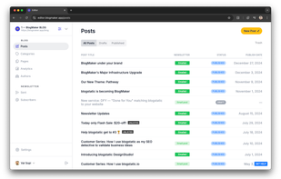 BlogMaker screenshot 1