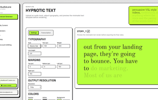 Audiolore screenshot 1