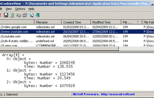 FlashCookiesView screenshot 1