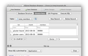 DB Browser for SQLite screenshot 1