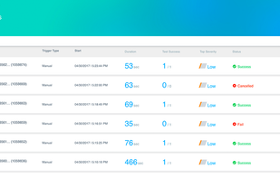 Comprehensive reports combine scores for each element, visual risk assessments, and screenshots