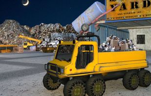 Junk Yard Truck Driver Parking screenshot 2