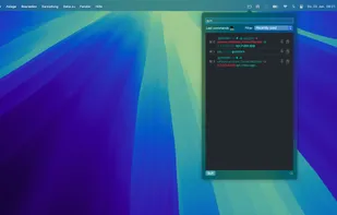 Zshistory screenshot 1