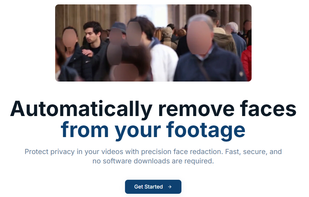 Blur faces in a crowd