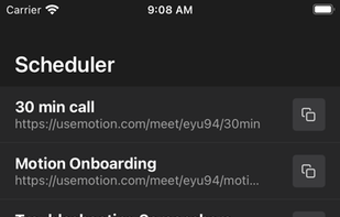 Motion: Tasks and Scheduling screenshot 1