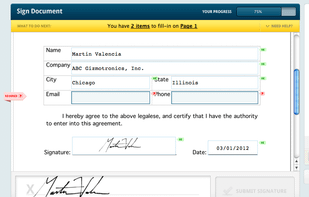 RightSignature screenshot 1