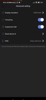 Advanced Settings