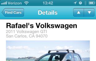 RelayRides screenshot 1