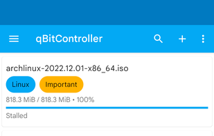 qBitController screenshot 1