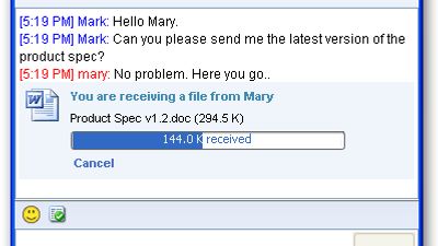 File Transfer Status Notification