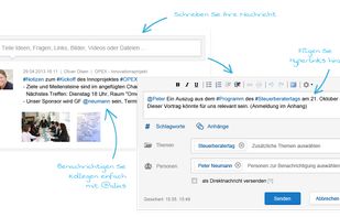 Communote screenshot 1