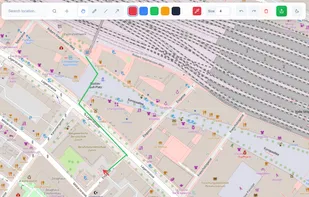 Instructions from train station