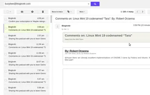 Blogtrottr screenshot 1