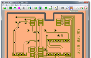 CopperCAM screenshot 2
